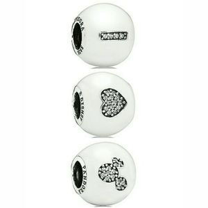 1 DAY SALE I heart Mickey Disney Pandora Charm